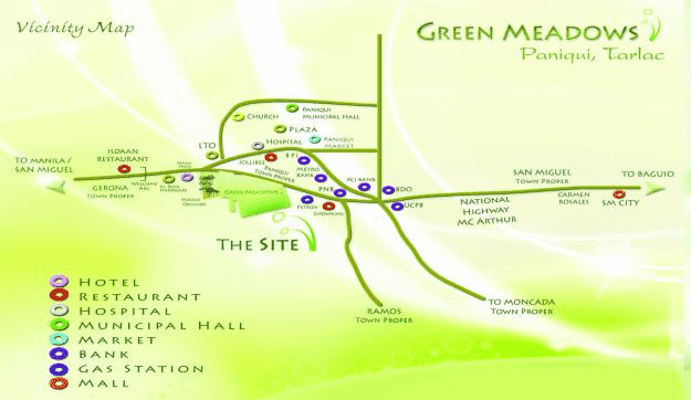 Green Meadows Tarlac Location
