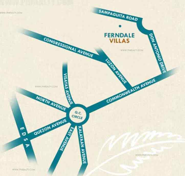 Ferndale Villas Location Ferndale Villas Location