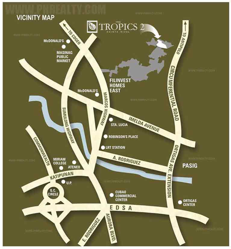 The Tropics Location The Tropics Location