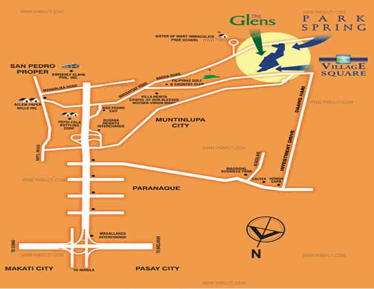 The Glens Location The Glens Location