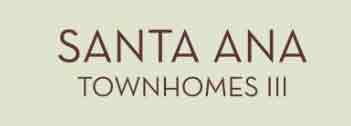 Santa Ana Townhomes III Logo Santa Ana Townhomes III Logo