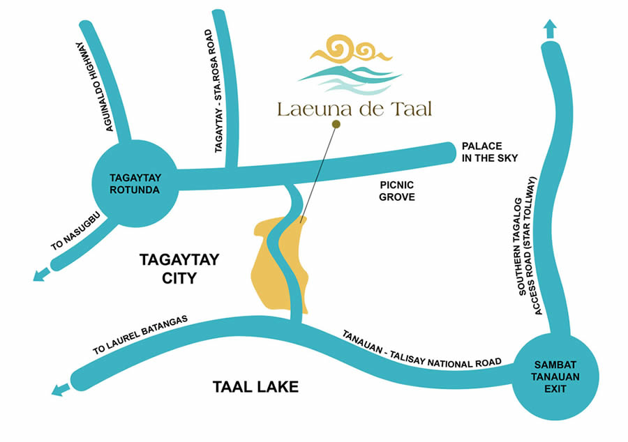 Laeuna de Taal Location Laeuna de Taal Location