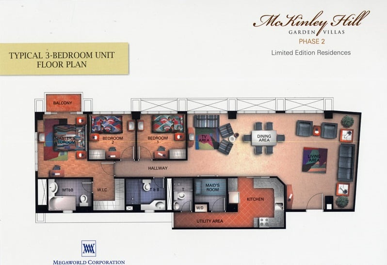 3 Bedroom- Floor Plan