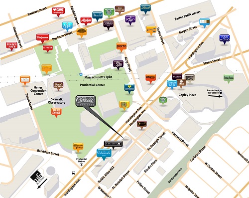 The Colonnade Residences Location