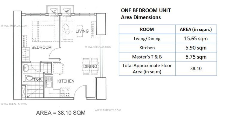 One Bedroom Unit