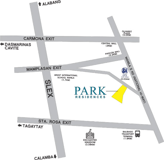SMDC Park Residences Location