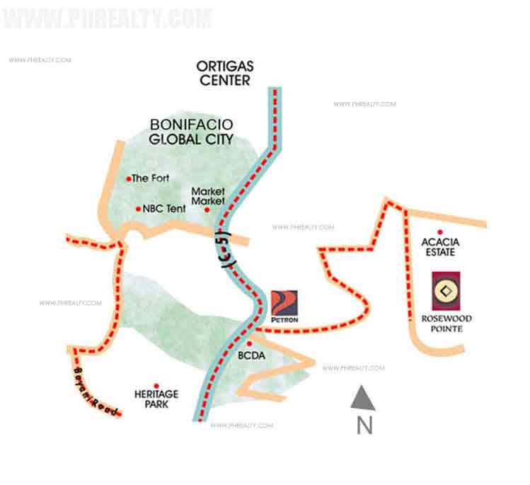 Rosewood Pointe Location