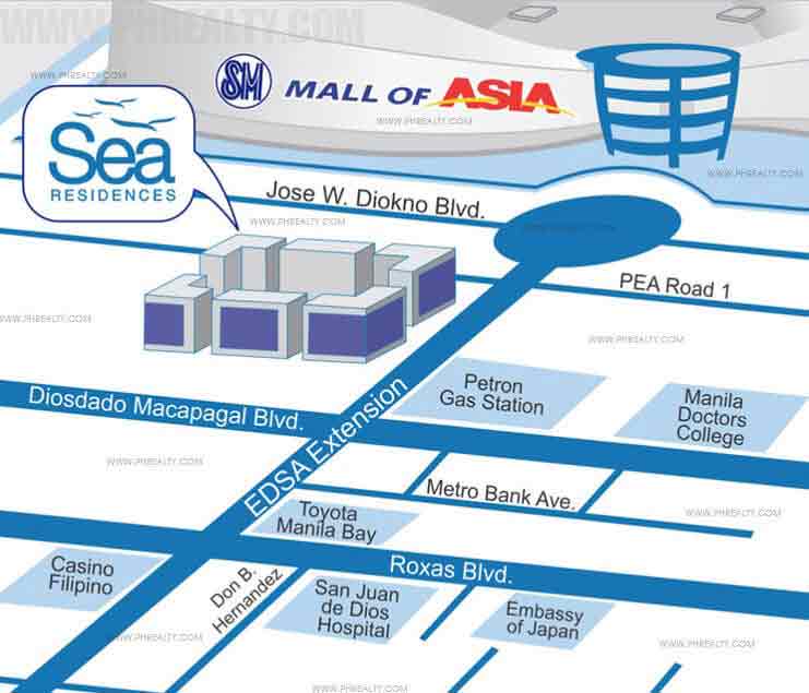 SMDC Sea Residences Location