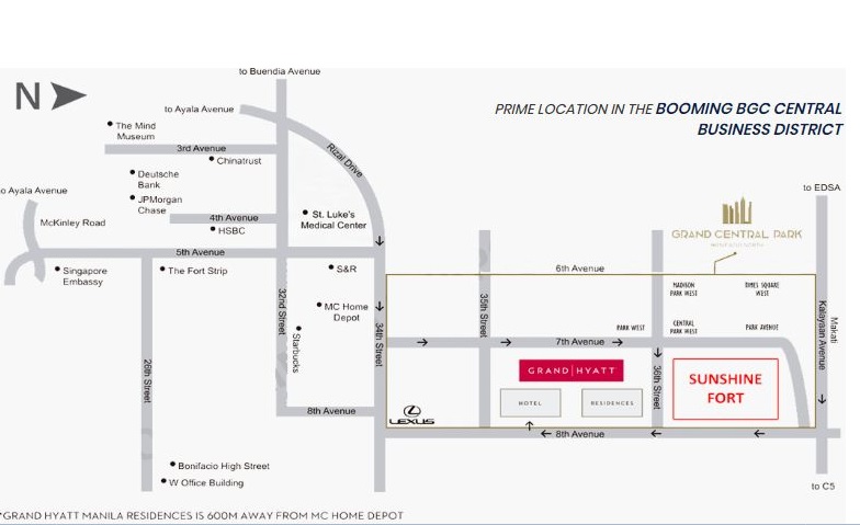 The Seasons Residences Location