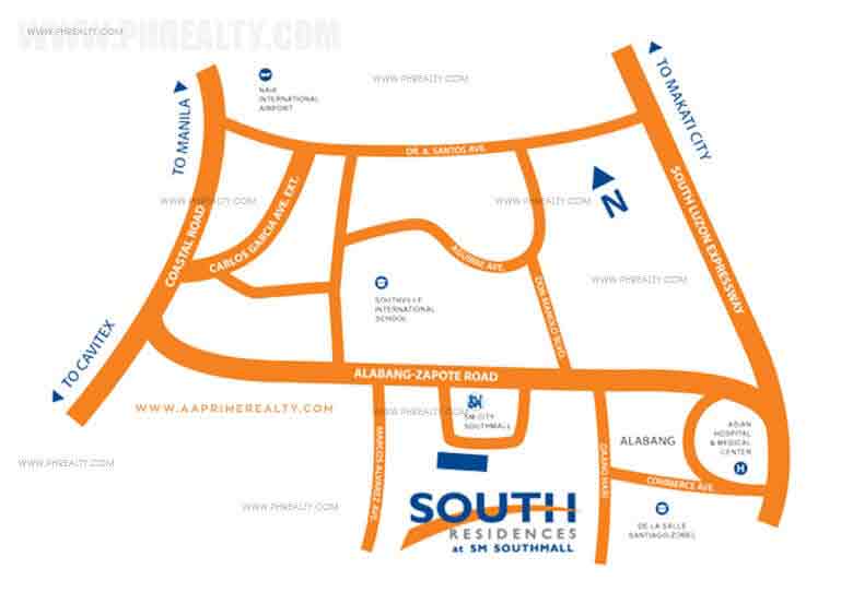 South Residences Location