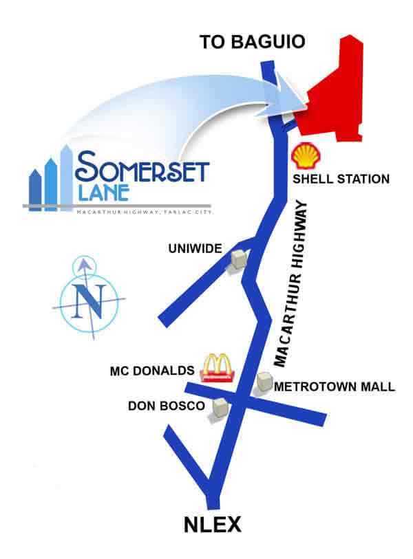 Somerset Lane Tarlac Location Somerset Lane Tarlac Location