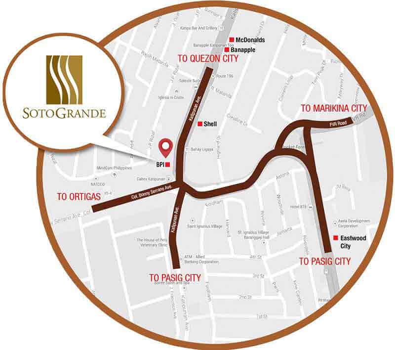 SotoGrande Katipunan Location