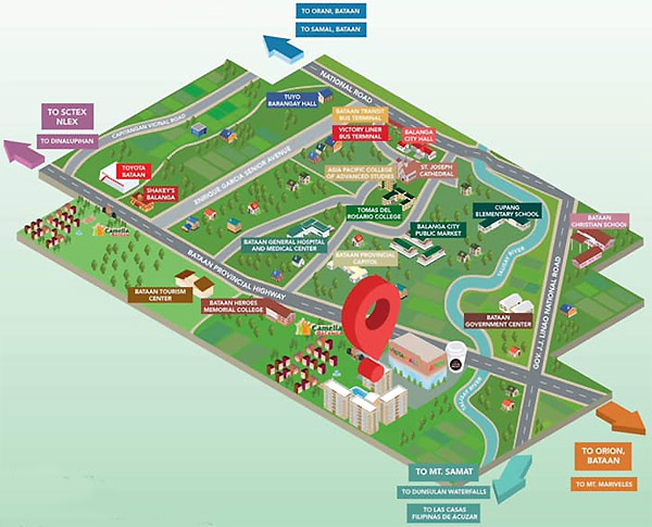 The Camden Bataan COHO Location The Camden Bataan COHO Location