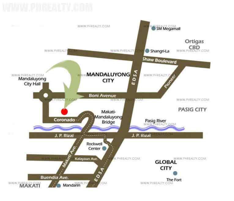 Location & Address of DMCI Homes Tivoli Garden Residences - Mandaluyong ...