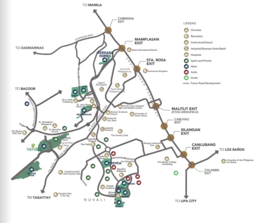 Verdea Silang Location