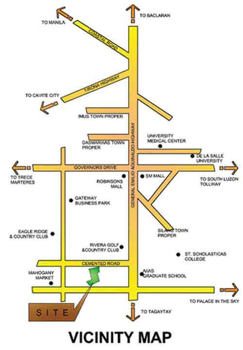 City Map Of Silang Cavite