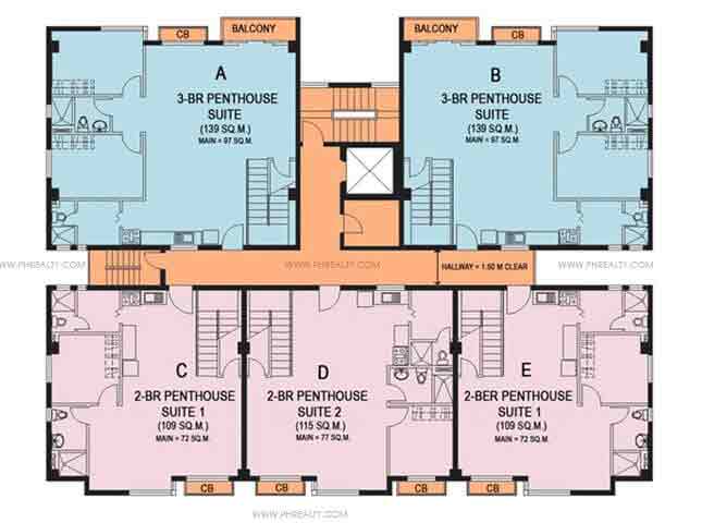 5th Typical Floor Plan
