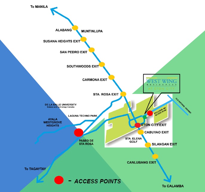 West Wing Residences Location West Wing Residences Location